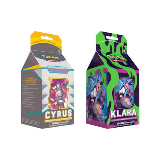 Urbanglide Pokémon Cyrus/Klara Premium Tournament Collection (2 Box Set) – Official Pokémon TCG Product