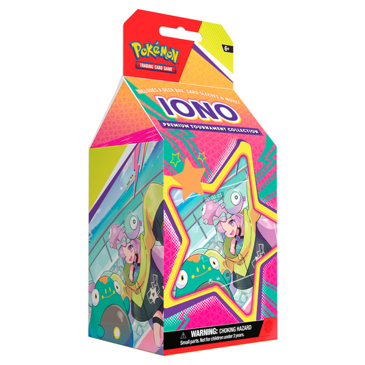 Urbanglide Pokémon Iono Premium Tournament Collection Box – Official Pokémon TCG Product