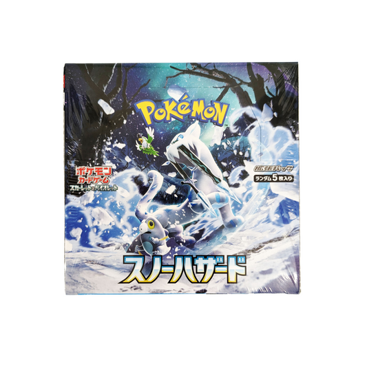 Urbanglide Japanese Pokémon Scarlet & Violet Snow Hazard Booster Box – Rare & Exclusive Cards