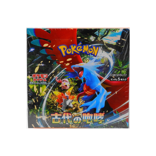 Urbanglide Pokémon Scarlet & Violet Expansion Box Ancient Roar Japanese – Official Pokémon TCG Product