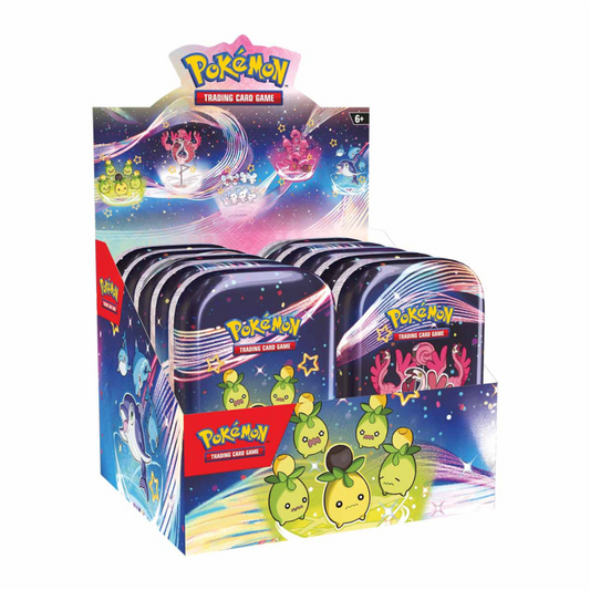 Urbanglide Pokémon Scarlet & Violet Paldean Fates Mini Tin Display Box – Official Pokémon TCG Product