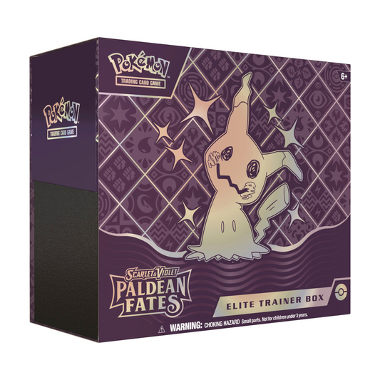 Urbanglide Pokémon Scarlet & Violet Paldean Fates Elite Trainer Box – Complete Trainer Kit with Accessories