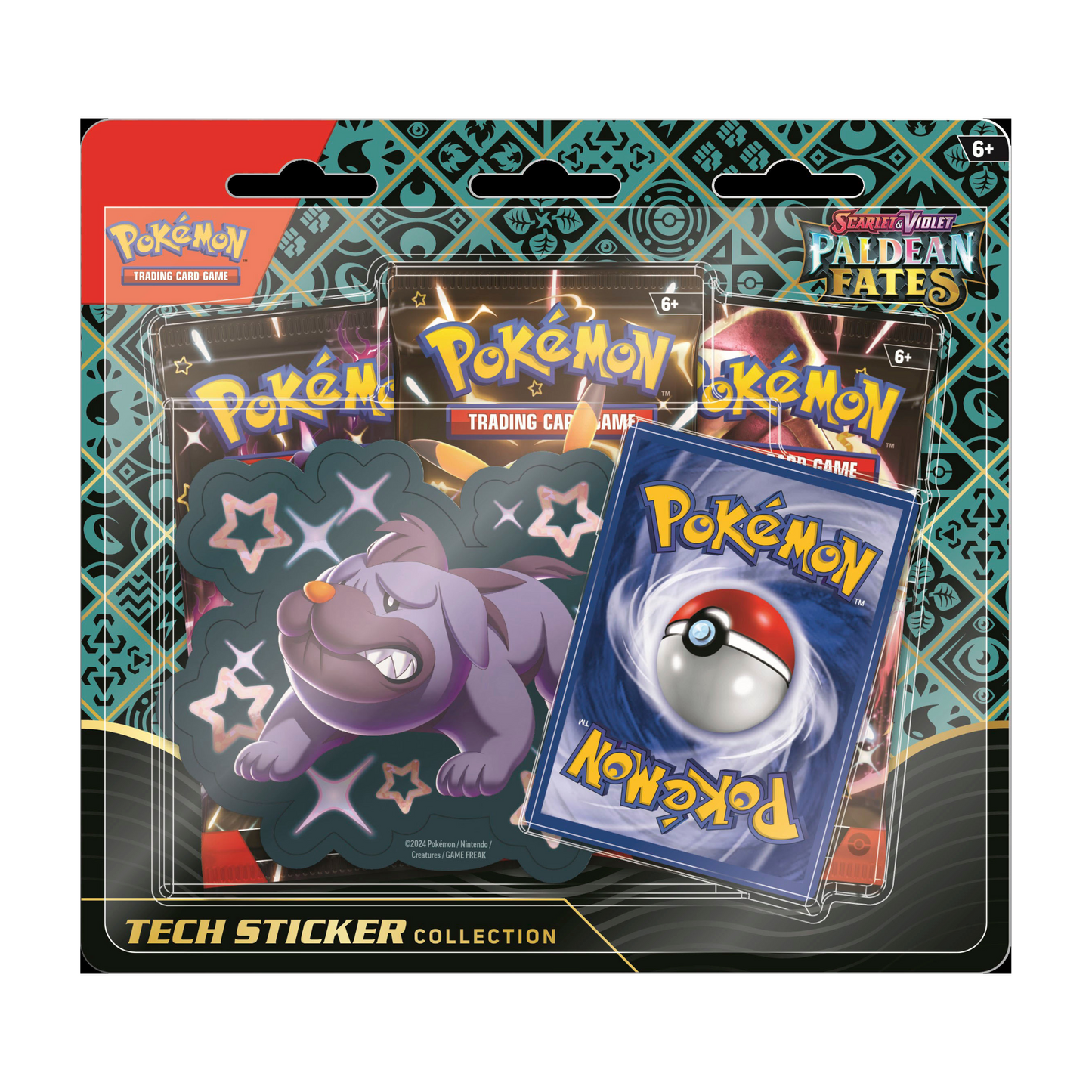 Urbanglide Pokémon Scarlet & Violet Paldean Fates Tech Sticker Collection 12 Box Case – Official Pokémon TCG Product