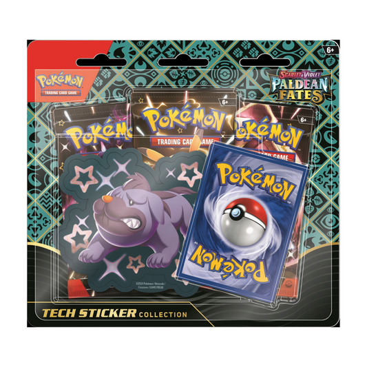 Urbanglide Pokémon Scarlet & Violet Paldean Fates Tech Sticker Collection 12 Box Case – Official Pokémon TCG Product