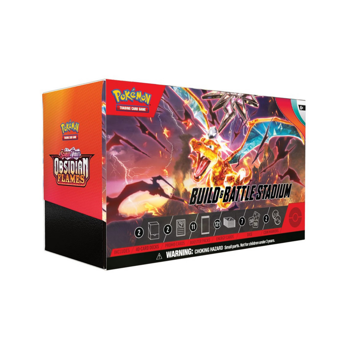 Urbanglide Pokémon Scarlet & Violet Obsidian Flames Build & Battle Stadium Box – Official Pokémon TCG Product