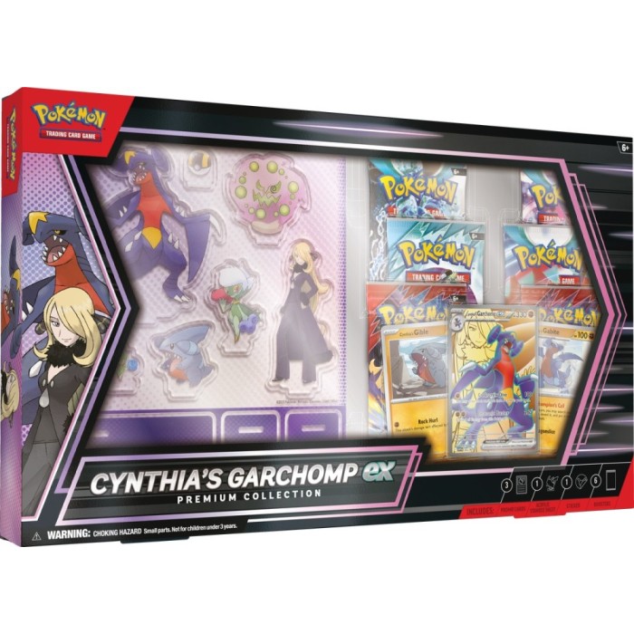 Urbanglide Pokémon Cynthia's Garchomp EX Premium Collection Box – Official Pokémon TCG Product