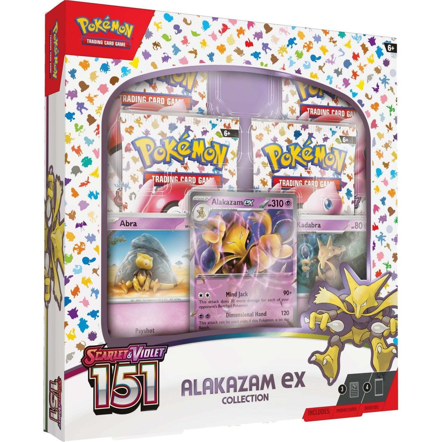 Urbanglide Pokémon TCG Scarlet & Violet 151 - Alakazam ex Collection Box – Official Pokémon TCG Product