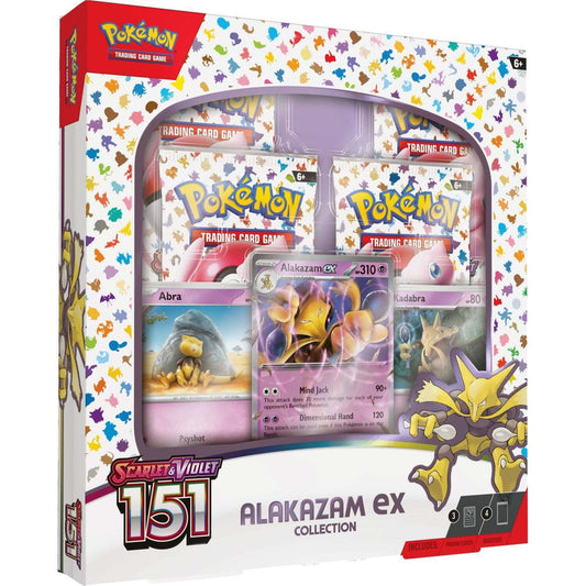 Urbanglide Pokémon TCG Scarlet & Violet 151 - Alakazam ex Collection Box – Official Pokémon TCG Product