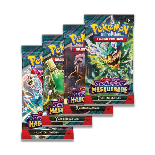 Urbanglide Pokémon TCG Twilight Masquerade - Booster Packs SET OF 4 – Authentic Japanese Pokémon Cards