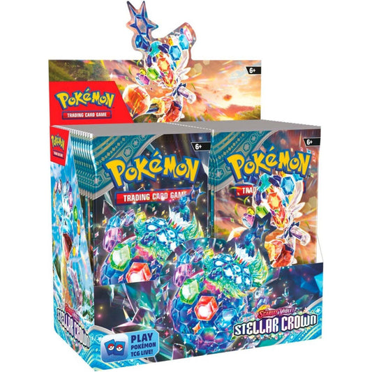 Urbanglide Stellar Crown Booster Display Box – Official Pokémon TCG Product