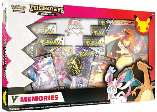 Urbanglide Pokémon TCG Celebrations V Memories Box Charizard & Sylveon – Official Pokémon TCG Product