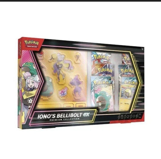 Urbanglide Pokémon Iono's Bellibolt ex Premium Collection Box – Official Pokémon TCG Product